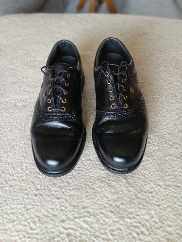 Mens black leather - black, footjoy