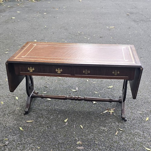 Regency style mahogany long - mahogany,