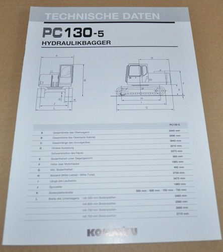 Komatsu pc130 crawler - pc130-5,