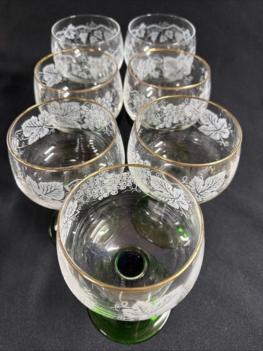 Vintage french wine glass - 7,