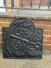 Cast Iron Fire Back Plate