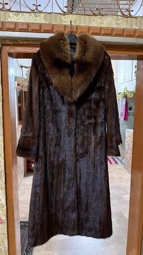 Vintage genuine mink fox color - vintage,