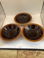 Vintage Hornsea Pottery 3 X Brontë Dessert Bowls Good Condition