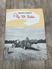 MASSEY FERGUSON 1950s Tractor BALER 701 Advertising Farm Pamphlet Sales Brochure