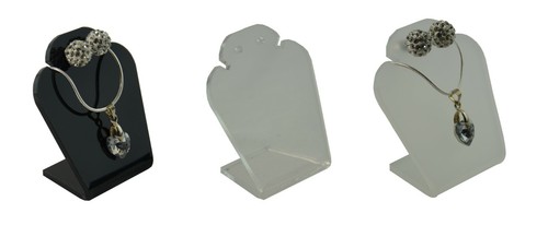 Acrylic bust slim necklace - bust,