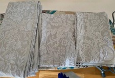 Dunelm  doubleSize Duvet Cover set DORMA WINCHESTER TEXTURED JACQUAR embroidered