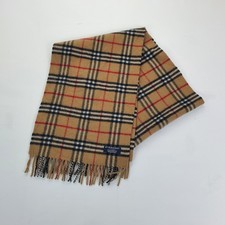 Genuine Burberry Lambswool scarf excellent size Length 173 cm or 68 inches