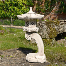 Curved Japanese Pagoda Stone Resin Garden Ornament