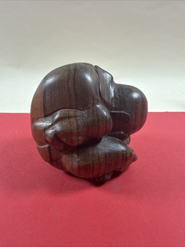 Vintage wooden weeping - vintage, buddha