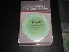 TAX DISC  HOLDER.. (MAGNETIC )......(JOYCE ) .........( NEW )