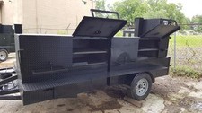 BBQ Smoker Grill Trailer Food