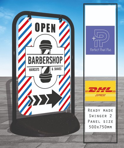 Haircuts shaves pavement - &,