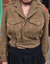 War Militaria Battledress Blouse Reproduction 1953 Royal Berkshire Chest 38"