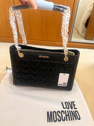 Love moschino black - black, heart