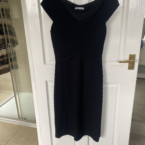 Black gina bacconi dress - black, size