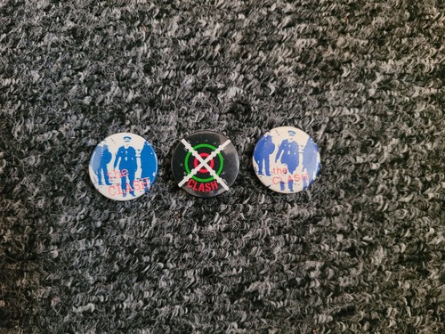 Clash pin badges punk - clash,