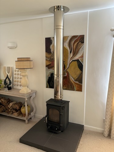 Wood burner stove complete - burner,