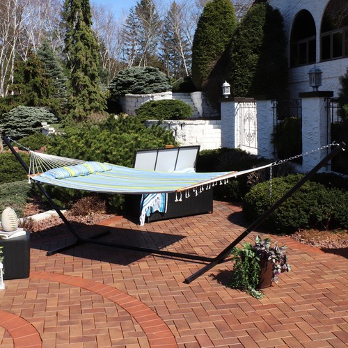 Double outdoor hammock with - double,