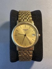 Tissot PR 50 Quartz Gold Tone Watch T870/970 Swiss Made