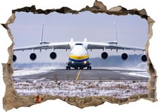 Ukraine Antonov AN-225 Plane  3d Mural Wall View Sticker Poster Decal z768