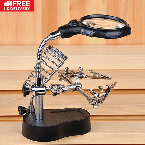 Led desk lamp - led, magnifying