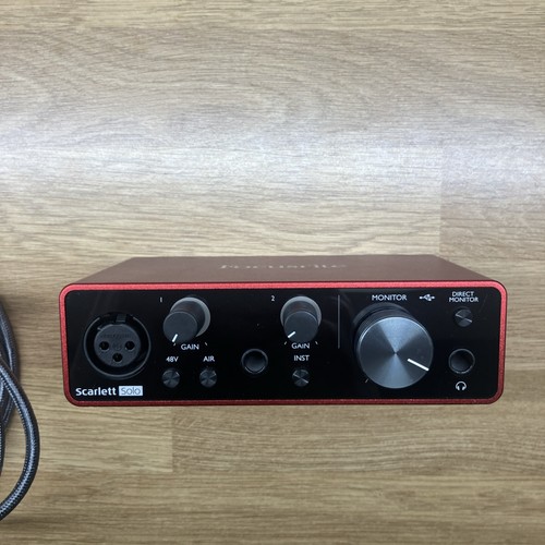Focusrite scarlett solo 3rd - focusrite,