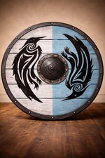 24 Inch Viking Wooden Round