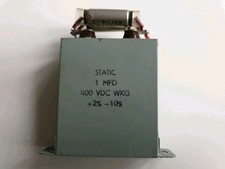 STATIC 1 MFD 400vDC PAPER IN OIL CAPACITIOR (EN-602)