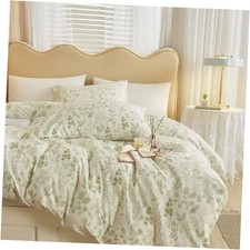 Fresh green floral comforter - green,