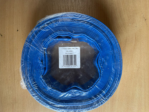 Blue layflat hose new - -, unused