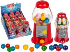 Mini Gumball Machine with Bubble Gums Sweets Dispenser Retro Candy Vending Toy