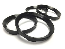 73.1 - 63.4 Spigot Rings, Set of 4, TUV Approved, Ford Focus Fiesta Mondeo ST RS