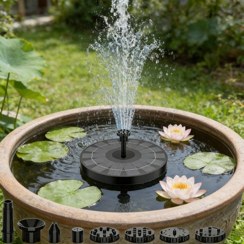 Solar powered fountain - solar,