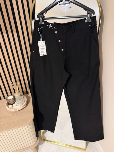 Zara black wide - wide, leg