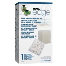Fluval Edge Fish Tank Aquarium Foam and Biomax Kit