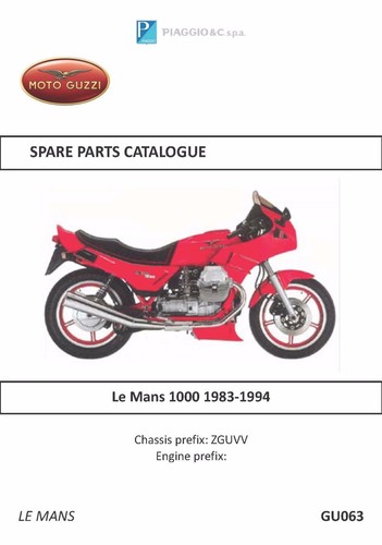Moto guzzi parts manual book - guzzi,