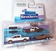 Blues Brothers Dodge Monaco 2015 Ram & trailer 1-64 Scale new blister ltd ed 