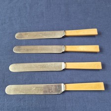 J Hatfield & Co Firth Stainless Steel Sheffield 4 Table Cutlery Sheffield Vtg
