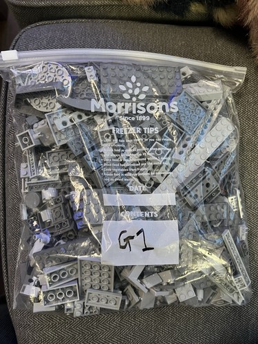 Lego loose half kilo grey - half,