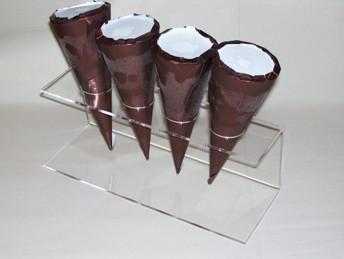 Ice cream cone - cream, clear