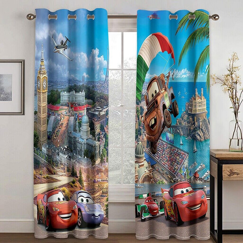 Size custom curtain cars01 - size, -cars01-