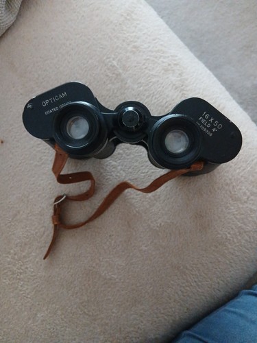 Binoculars with case opticam - case,