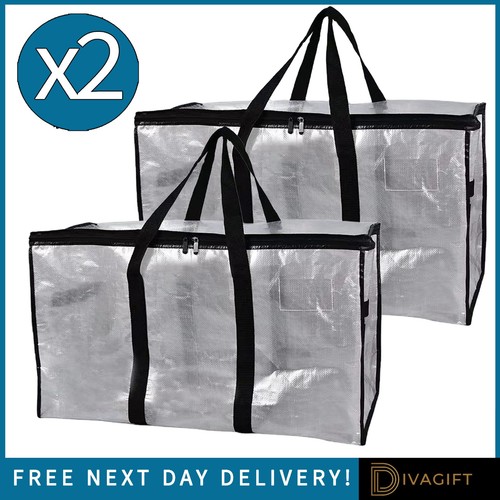 Clear zipped storage bags - x,
