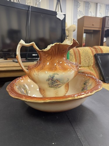Vintage jug bowl wash - vintage, set