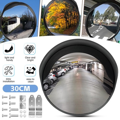 30cm convex mirror builtin - convex,