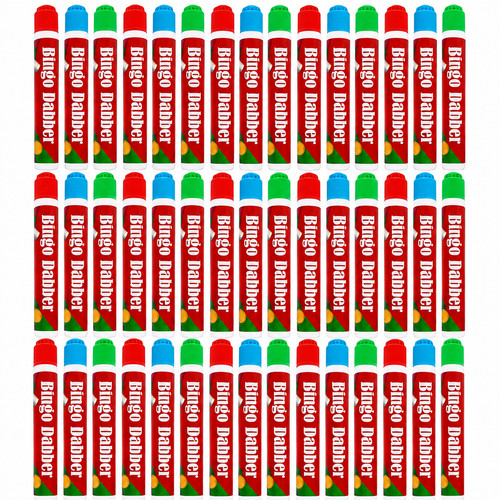48x bingo dabber markers - markers, red