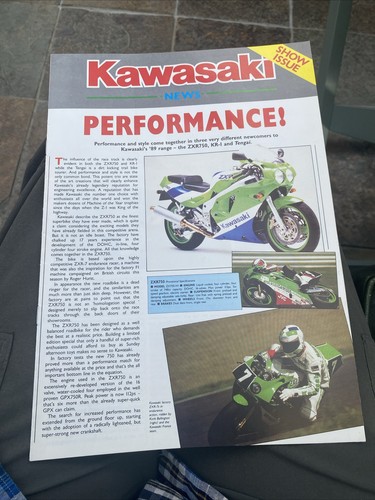 Kawasaki news brochure show - news,