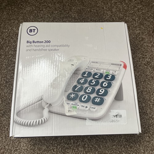 Big button 200 corded phone - button,