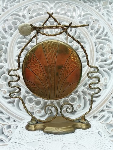 Antique art nouveau brass - art,