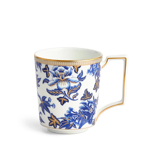 Pair wedgwood hibiscus mugs - of,